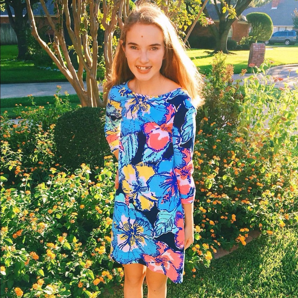 Lilly Pulitzer Navy Big Flirt Marlowe Dress